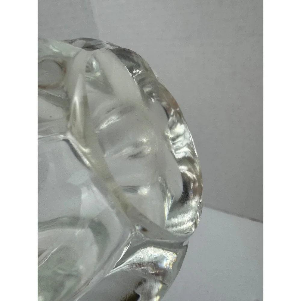 VTG Art Vannes France? Crystal Giraffe Head Vase 7.5
